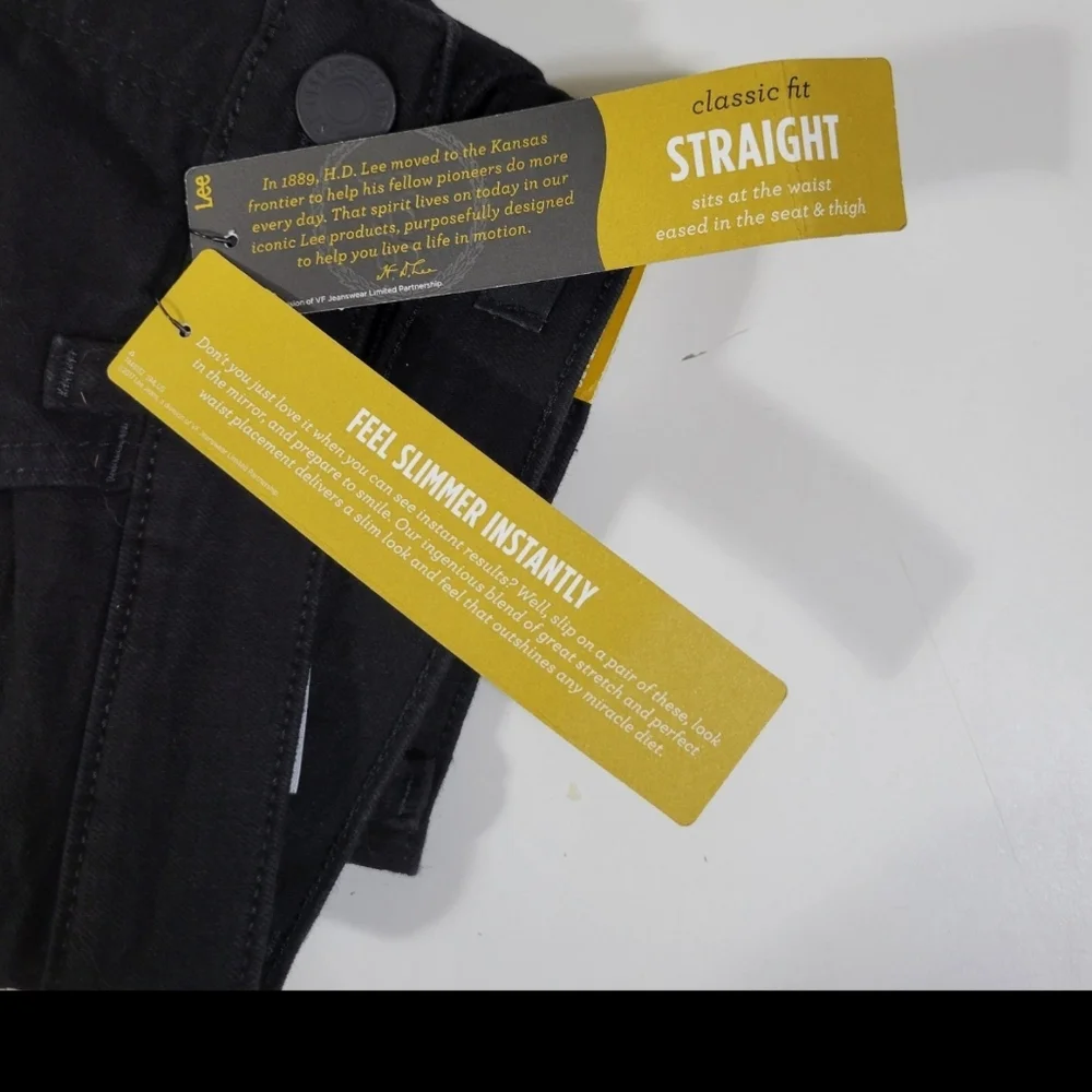 ❤️ LEE JEANS INSTANTLY SLIMS STRAIGHT LEG 8 TALL - Picture 2 of 10